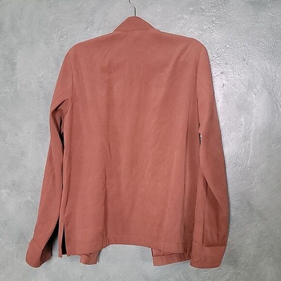 Tan suede button down shacket - Picture 3 of 4